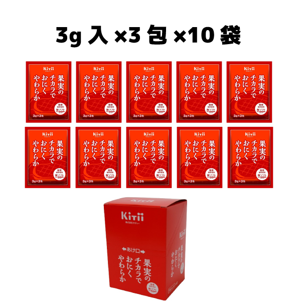 果実のチカラ　3g入3包×10袋/箱