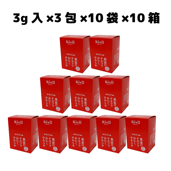 果実のチカラ　3g入3包×10袋×10箱／ケース